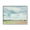 Stupell Industries Red Barn Farm Landscape Soft Blue Sky Framed Wall Art